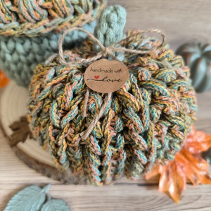 Rusztikus makk tároló és tök szett - otthon & életmód - dekoráció - asztal és polc dekoráció - asztaldísz - Meska.hu