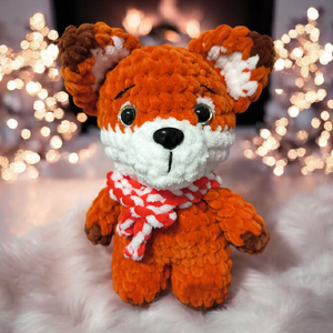 Horgolt plüss róka és nyuszi - Meska.hu