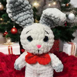 Horgolt plüss róka és nyuszi - karácsony - mikulás - mikulás ajándékok - Meska.hu