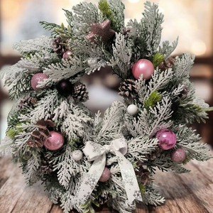 Havas karácsonyi ajtódísz (nagy) - Meska.hu