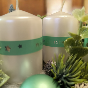 Adventi asztali dekoráció - angyalka téli világa  - karácsony - adventi díszek - adventi asztaldísz - Meska.hu