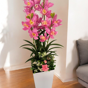 Mű csónakorchidea dekoráció - Meska.hu