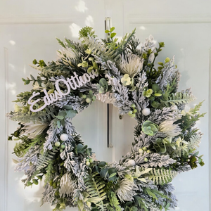 Téli harmónia ajtókopogtató - Meska.hu