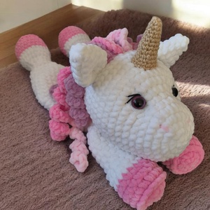 Unikornis szundipajti , Játék & Sport, Plüssállat & Játékfigura, Plüss mesefigurák, Horgolás, MESKA