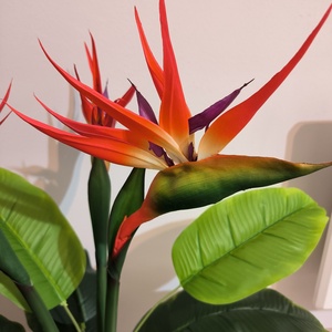 Mű papagájvirág dekoráció II. - otthon & életmód - virágdekoráció - virágdíszek - virágdísz kaspóban - Meska.hu