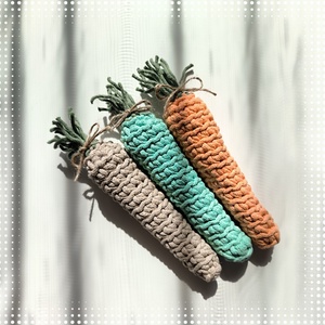 Horgolt répa dekoráció, Ünnepi díszek, dekorációk, Húsvéti díszek és dekorációk, Húsvéti asztaldíszek, Horgolás, MESKA