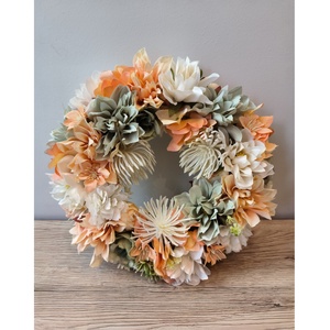 Tavaszi-nyári ajtókopogtató, Otthon & Életmód, Dekoráció, Ajtó- és ablak dekoráció, Ajtódísz & Kopogtató, Virágkötés, MESKA