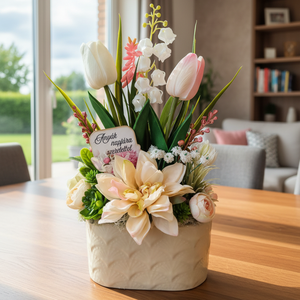 Tulipános szeretet Anyák napjára - Meska.hu