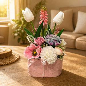 Tulipános kedvesség Anyák napjára  - Meska.hu