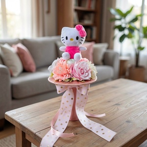 Ballagási csokor Hello Kitty figurával - Meska.hu