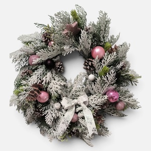 Havas karácsonyi ajtódísz (nagy) - karácsony - karácsonyi lakásdekoráció - karácsonyi ajtódíszek - Meska.hu