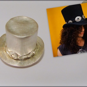 Ezüst Slash cilinder medál - ékszer - nyaklánc - medál - Meska.hu