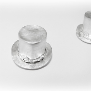 Ezüst Slash cilinder medál - ékszer - nyaklánc - medál - Meska.hu