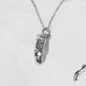 Ezüst balettcipő medál, Ékszer, Nyaklánc, Medál, Ékszerkészítés, Ötvös, MESKA