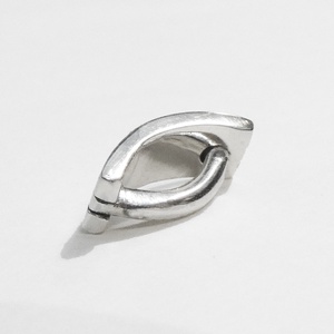 Ezüst köldök piercing, Ékszer, Lábdísz és Testékszer, Piercing, fejdísz, Ékszerkészítés, Ötvös, MESKA