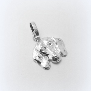 Ezüst tacskó medál, Ékszer, Nyaklánc, Medál, Ékszerkészítés, Ötvös, MESKA