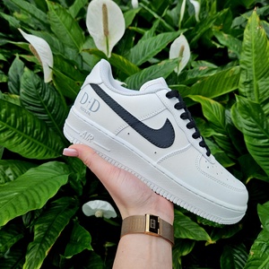 Wedding Nike Air Force 1 - páros egyedi esküvői cipő - esküvő - cipő és cipőklipsz - Meska.hu