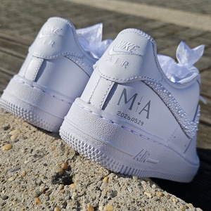Wedding Nike Air Force 1 - egyedi páros esküvői cipő - Meska.hu