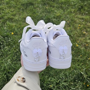 Egyedi esküvői cipő - Custom wedding NIKE - esküvő - cipő és cipőklipsz - Meska.hu