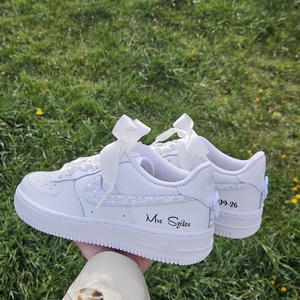 Egyedi esküvői cipő - Custom wedding NIKE - esküvő - cipő és cipőklipsz - Meska.hu