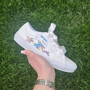 Custom Vans - egyedi kézzel festett cipő  - esküvő - cipő és cipőklipsz - Meska.hu