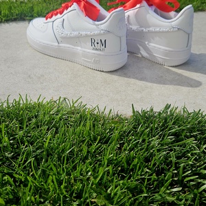 Páros egyedi esküvői cipő - Custom wedding NIKE  - esküvő - cipő és cipőklipsz - Meska.hu