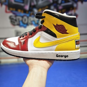 Custom Nike Air Jordan - George - ruha & divat - cipő & papucs - cipő, szandál - Meska.hu
