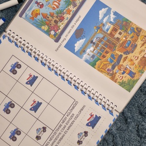 Interaktív fejlesztő füzet  - játék & sport - készségfejlesztő és logikai játék - logikai játékok - Meska.hu