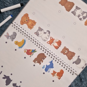 Interaktív fejlesztő füzet  - játék & sport - készségfejlesztő és logikai játék - logikai játékok - Meska.hu