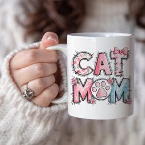Egyedi bögre Dog Mom, Cat Mom felirattal - otthon & életmód - konyhafelszerelés, tálalás - tálalás - bögre & csésze - Meska.hu