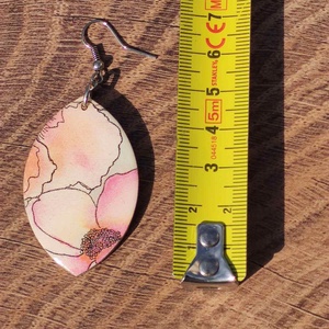 Nyári pink  decoupage fa fülbevaló - ékszer - fülbevaló - lógó csepp fülbevaló - Meska.hu Nyári pink  decoupage fa fülbevaló - ékszer - fülbevaló - lógó csepp fülbevaló - Meska.hu