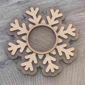 Karácsonyi mécsestartó - Hópehely mécsestartó - karácsony - karácsonyi lakásdekoráció - karácsonyi lakásdíszek - Meska.hu