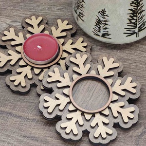 Karácsonyi mécsestartó - Hópehely mécsestartó, Karácsony, Karácsonyi lakásdekoráció, Karácsonyi lakásdíszek, Famegmunkálás, MESKA