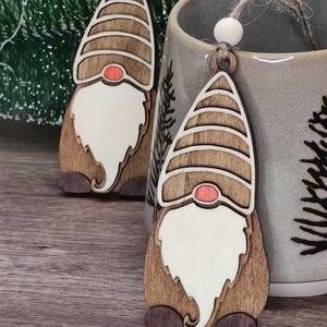 Manó karácsonyfadísz,  vagy Mikulásra - Vidám karácsonyi dísz fából, Karácsony, Karácsonyi lakásdekoráció, Karácsonyi manók, figurák, Famegmunkálás, MESKA