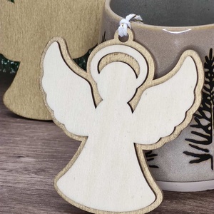 Karácsonyi angyal - karácsonyfadísz, Karácsony, Karácsonyi lakásdekoráció, Karácsonyi manók, figurák, Famegmunkálás, MESKA