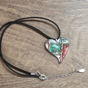 Szívörvény � kézzel készült nyaklánc süthető gyurmából - ékszer - nyaklánc - medálos nyaklánc - Meska.hu