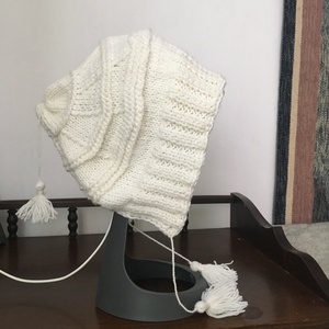 Fehér gyapjú tündérsapka - Meska.hu