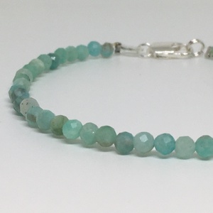 Larimar - Delfinkő minimál karkötő - ékszer - karkötő - gyöngyös karkötő - Meska.hu