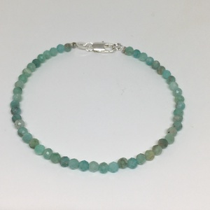 Larimar - Delfinkő minimál karkötő - ékszer - karkötő - gyöngyös karkötő - Meska.hu