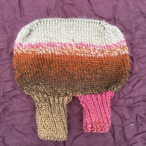 Bézs-fáradt rózsaszín és zöld-barna páros kesztyű - ruha & divat - páros szett - női-férfi páros szett - Meska.hu