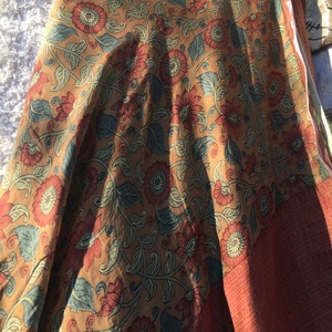 Flóra - pamut lapszoknya 2in1 - ruha & divat - női ruha - szoknya - Meska.hu