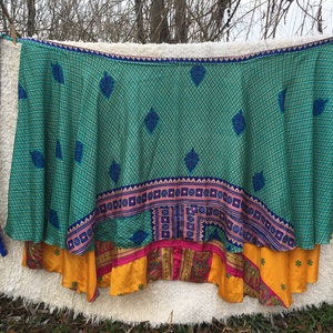 Elefántos - lapszoknya 2in1 - ruha & divat - női ruha - szoknya - Meska.hu