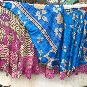 ÓPERENCIÁS TENGER - 2in1 szári lapszoknya  - ruha & divat - női ruha - szoknya - Meska.hu