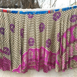 ÓPERENCIÁS TENGER - 2in1 szári lapszoknya  - ruha & divat - női ruha - szoknya - Meska.hu