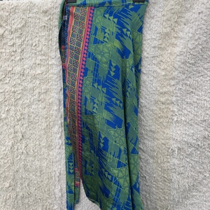 Kék-zöld lapszoknya - ruha & divat - női ruha - szoknya - Meska.hu