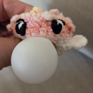 Buborékfújó gömbhal, Játék & Sport, Plüssállat & Játékfigura, Hal, Horgolás, MESKA