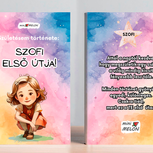 Születésem története, Baba - mama, Baba játékok, Textilkönyv & Babakönyv, Fotó, grafika, rajz, illusztráció, MESKA