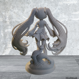 Hatsune Miku figura - diy (csináld magad) - egységcsomag - Meska.hu