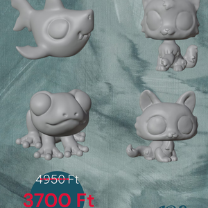 4db lps figura, DIY (Csináld magad), Egységcsomag, Mindenmás, MESKA