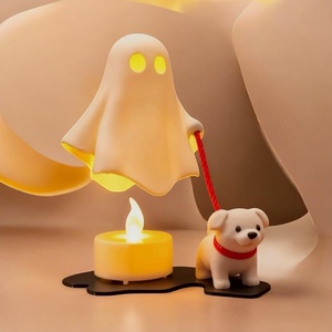 Haloween-i kutyás szellemes dísz - Meska.hu